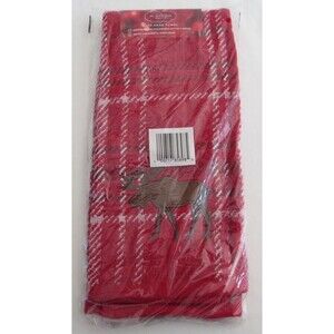 St. Nicholas Square Kohl's Moose Plaid Bath Hand Towel NWT